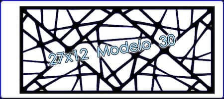 - Stencil 12x27cm Modelo 030 -